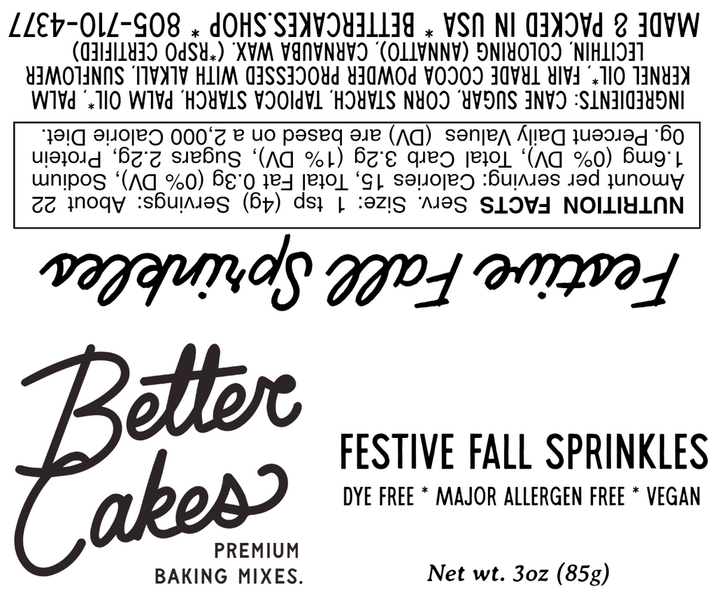 Festive Fall Sprinkles