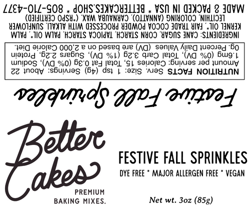Festive Fall Sprinkles